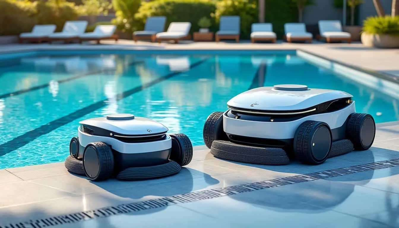 découvrez les robots à grande capacité conçus pour l'entretien efficace des piscines collectives. optimisez la propreté et la clarté de vos bassins grâce à des technologies avancées qui garantissent un nettoyage rapide et complet. idéals pour les complexes résidentiels, hôtels ou centres aquatiques.