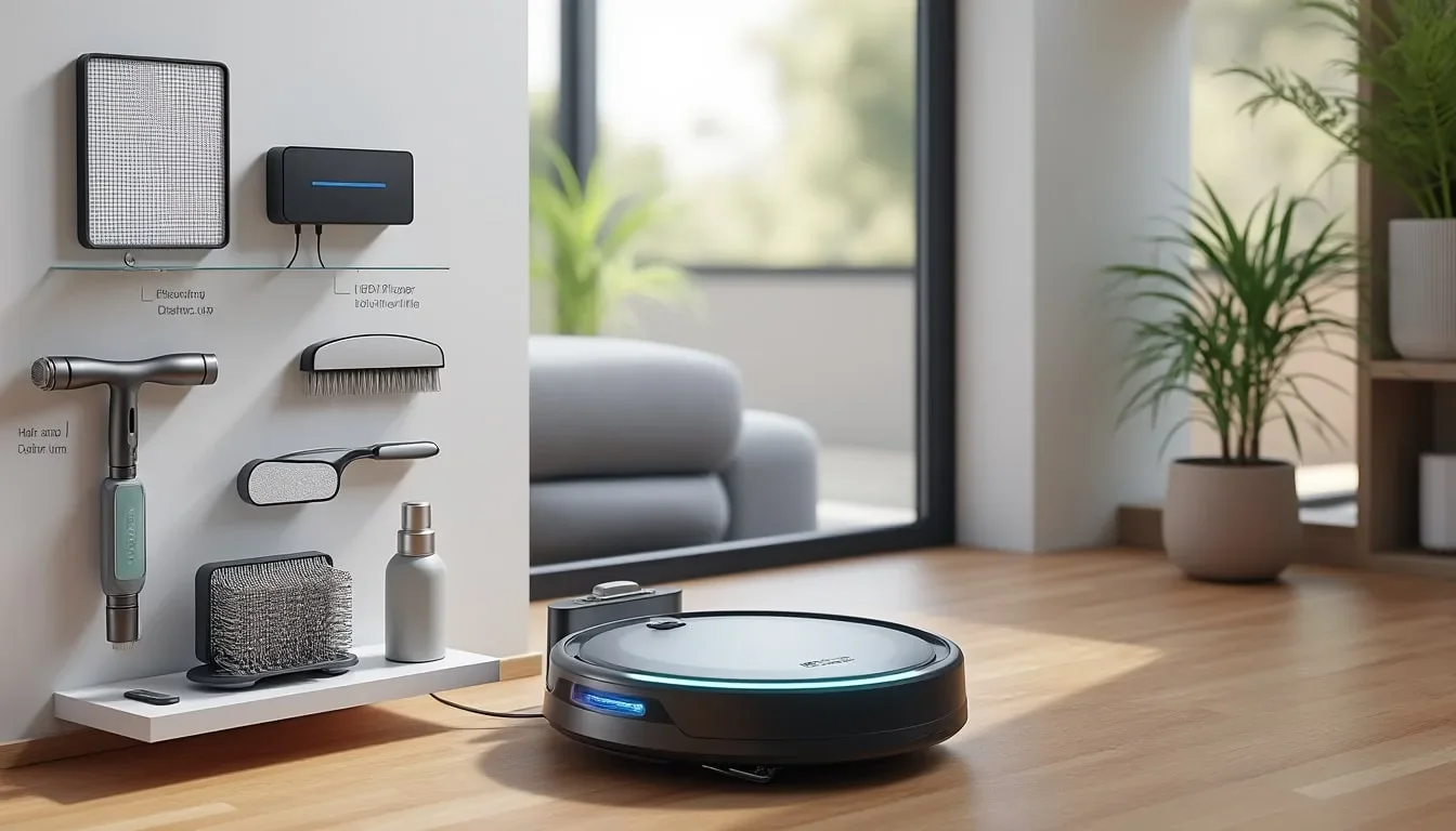 découvrez les indispensables accessoires pour optimiser l'entretien de votre robot nettoyeur. gardez votre appareil en parfait état et prolongez sa durée de vie grâce à notre sélection des meilleurs outils et produits d'entretien.